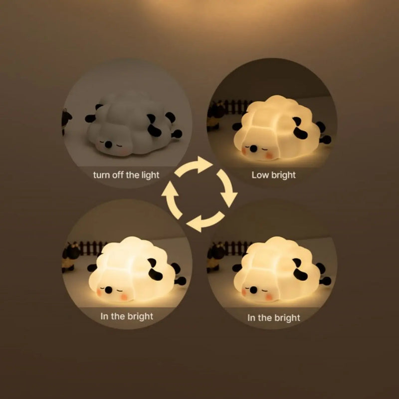 LED Night Lights Cute Sheep Panda